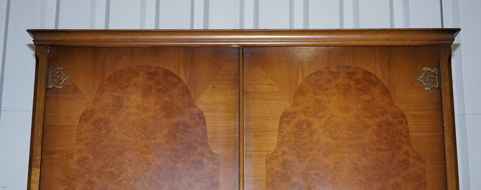 Art Deco Style English Walnut Double Door Wardrobe Made By Dillon, England photo 1650.0