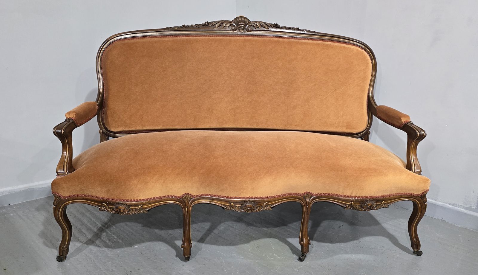Outstanding French Walnut Couch photo 1895.0