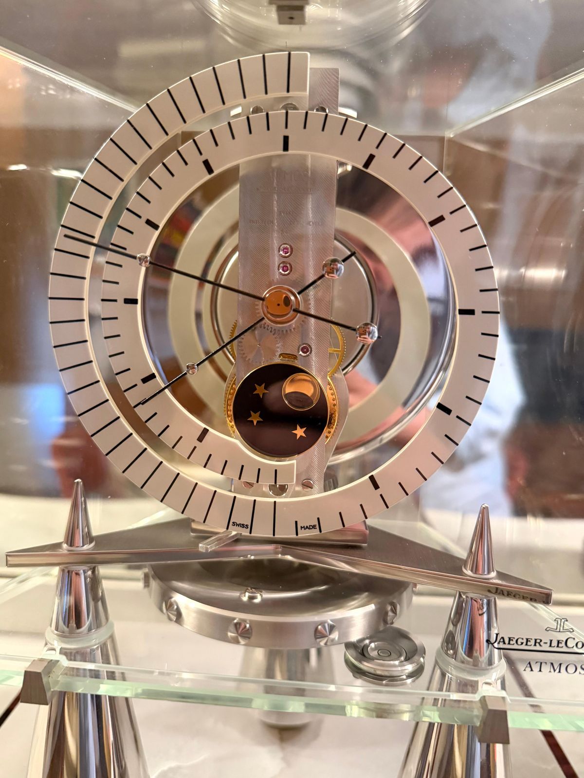 Atmos Clock Cal. 548 Atlantis Moon Phase By Jaeger Lecoultre For Aeg photo Home Decor