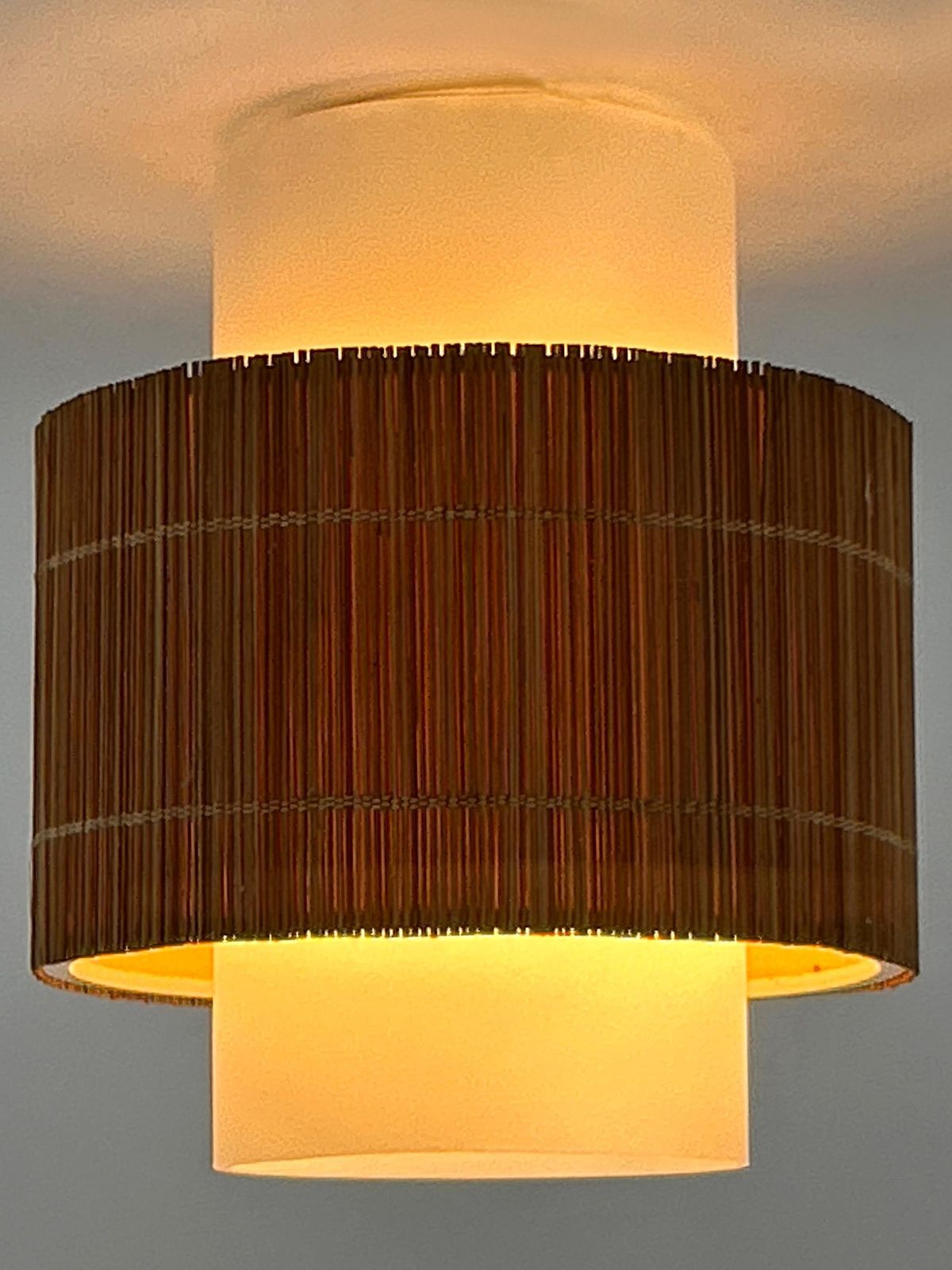 Elegant Mid Century Modern Flush Mount Or Ceiling Fixture Germany 1960s photo furniture