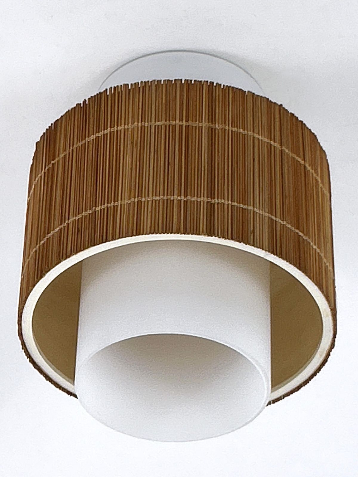 Lighting Elegant Mid Century Modern Flush Mount Or Ceiling Fixture Germany 1960s photo