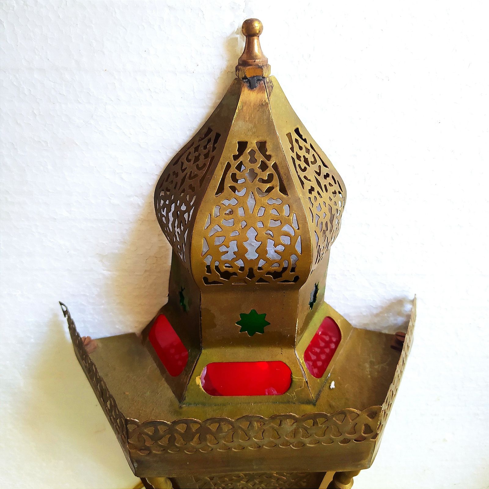 Paire d'appliques murales marocaines en laiton, années 1960 photo furniture