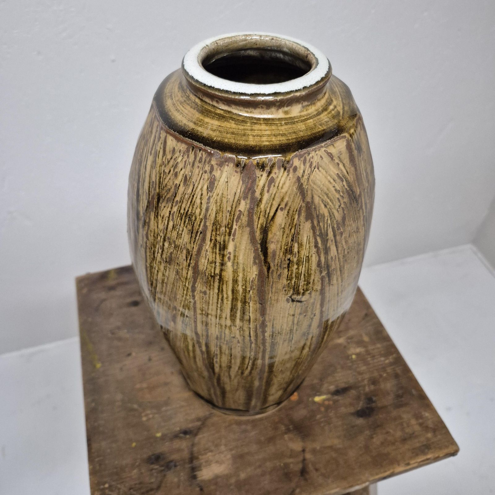 Phil Rogers Studio Pottery   Large Stoneware Vase photo buy
