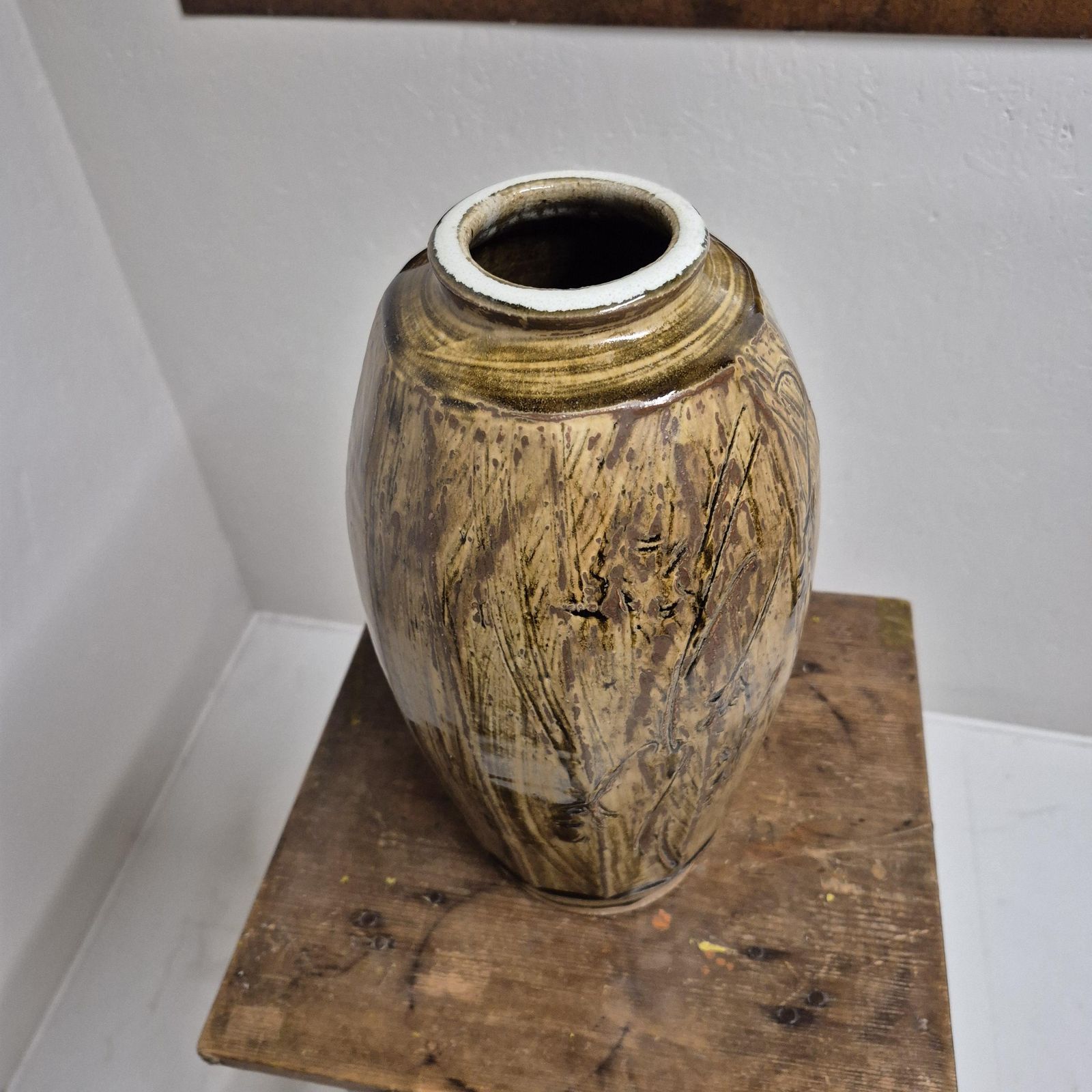 photo buy Phil Rogers Studio Pottery   Large Stoneware Vase
