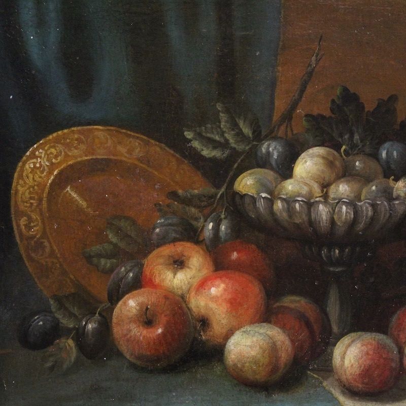 Peinture italienne d'époque, nature morte, XVIIIe siècle photo for sale