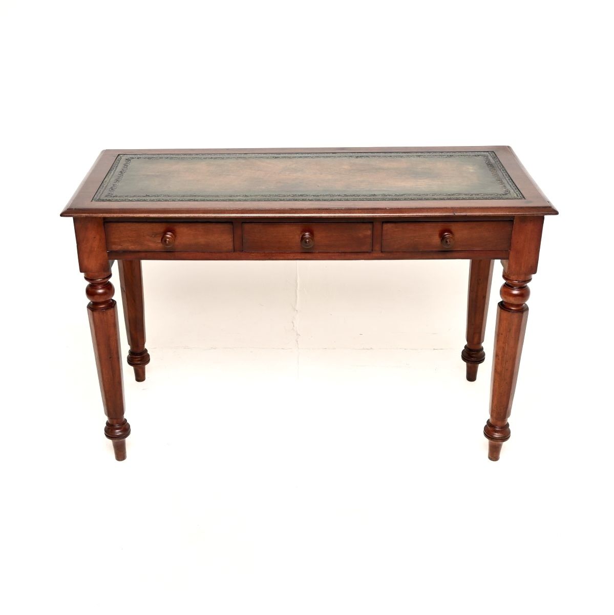 Antique William IV Mahogany Writing Table / Desk photo furniture