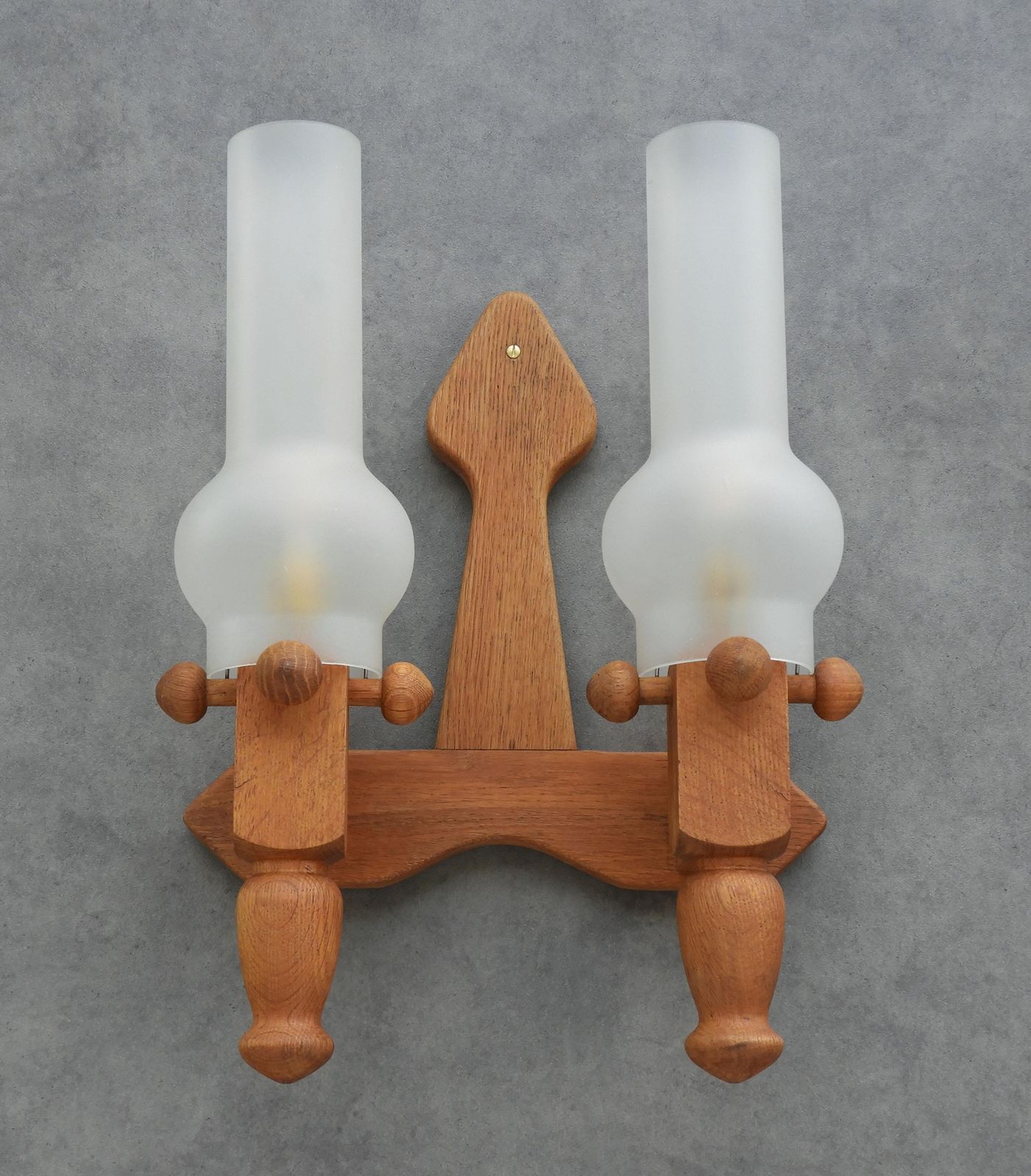 Large Guillerme Et Chambron Double Wall Light Sconce photo furniture