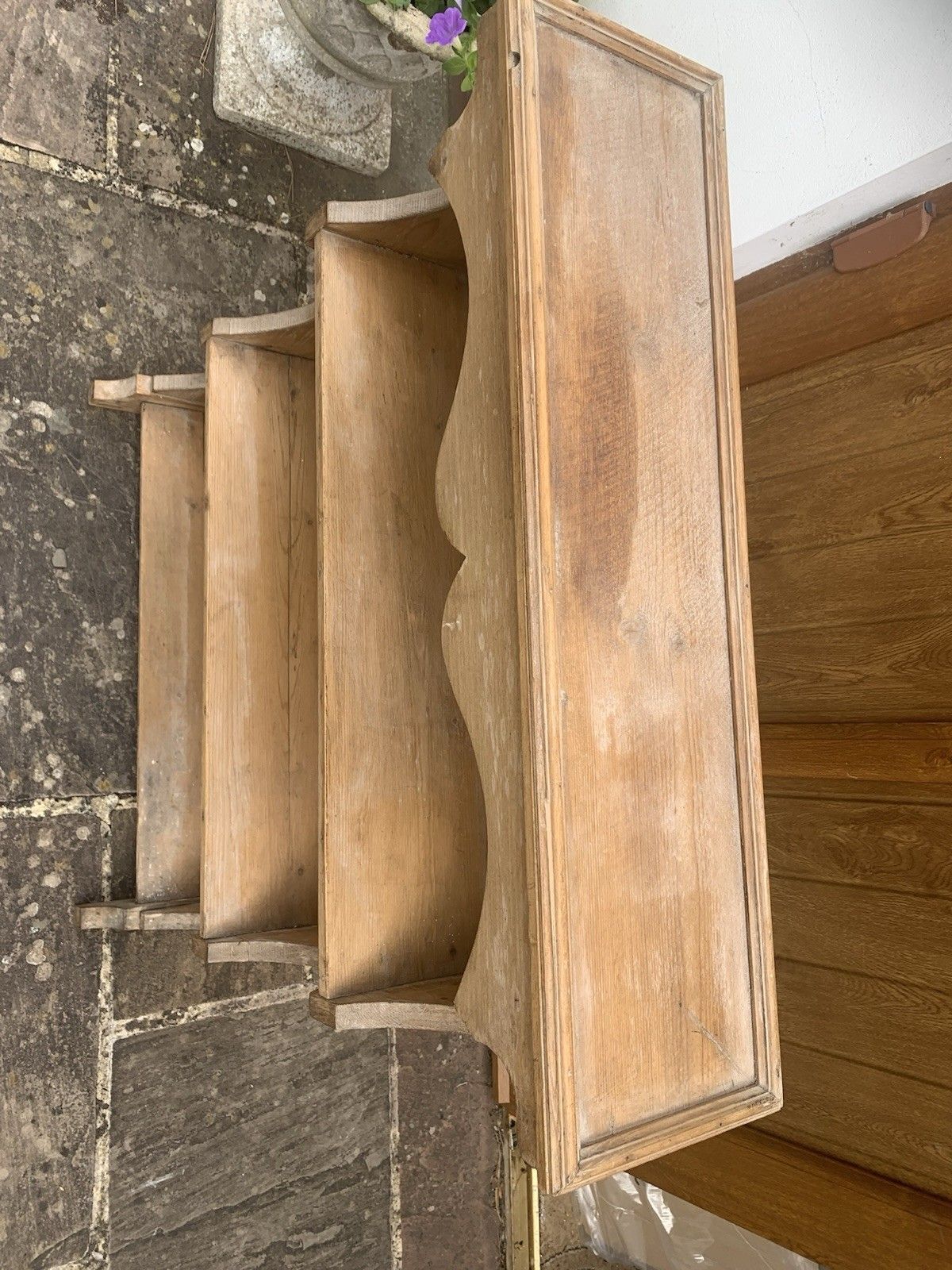 Early 20th Century Pine Shelves. photo Furniture