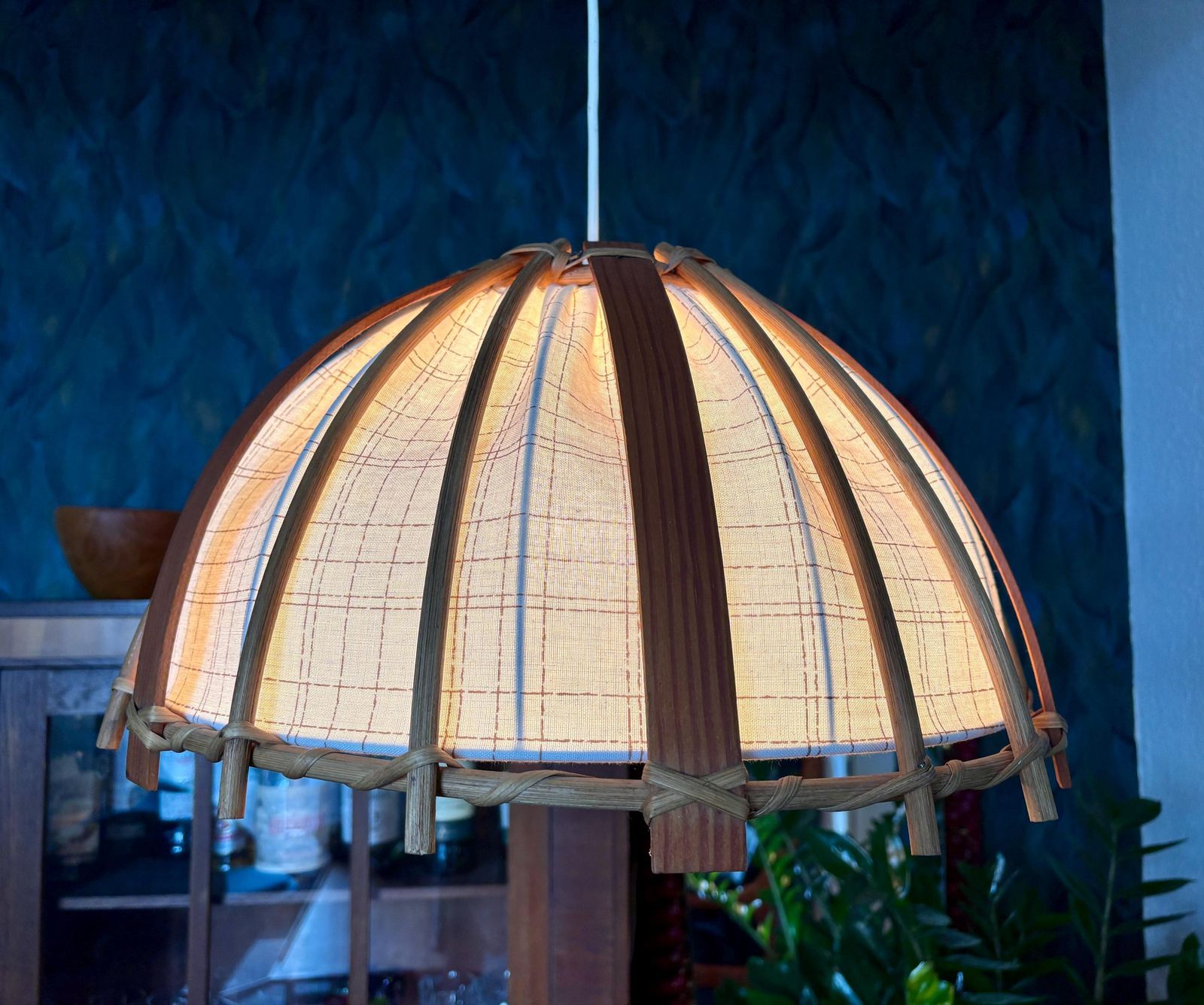 Rotan Hanglamp, Italië, Jaren 1960
