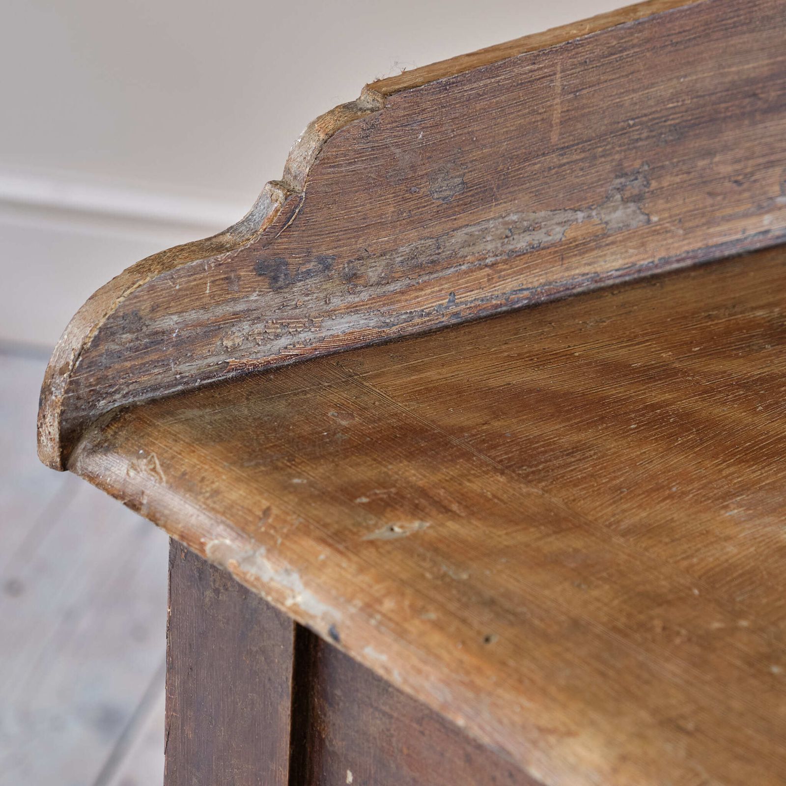 19th Century Pine Console In Original Paint photo buy