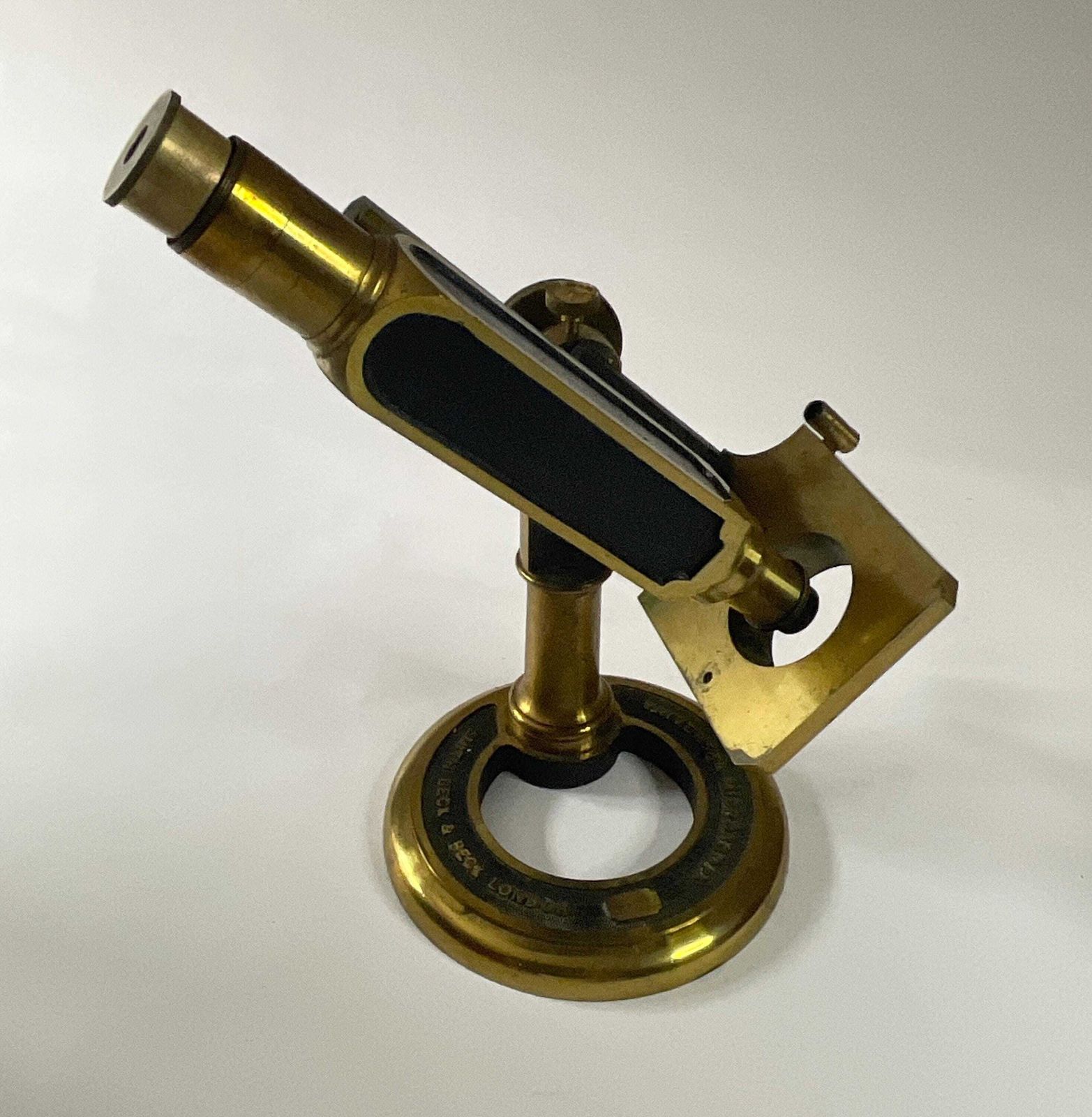 450.0 Universal Microscope By Smith, Beck & Beck, 1862, Complete In Original Fitted Mahogany Case photo