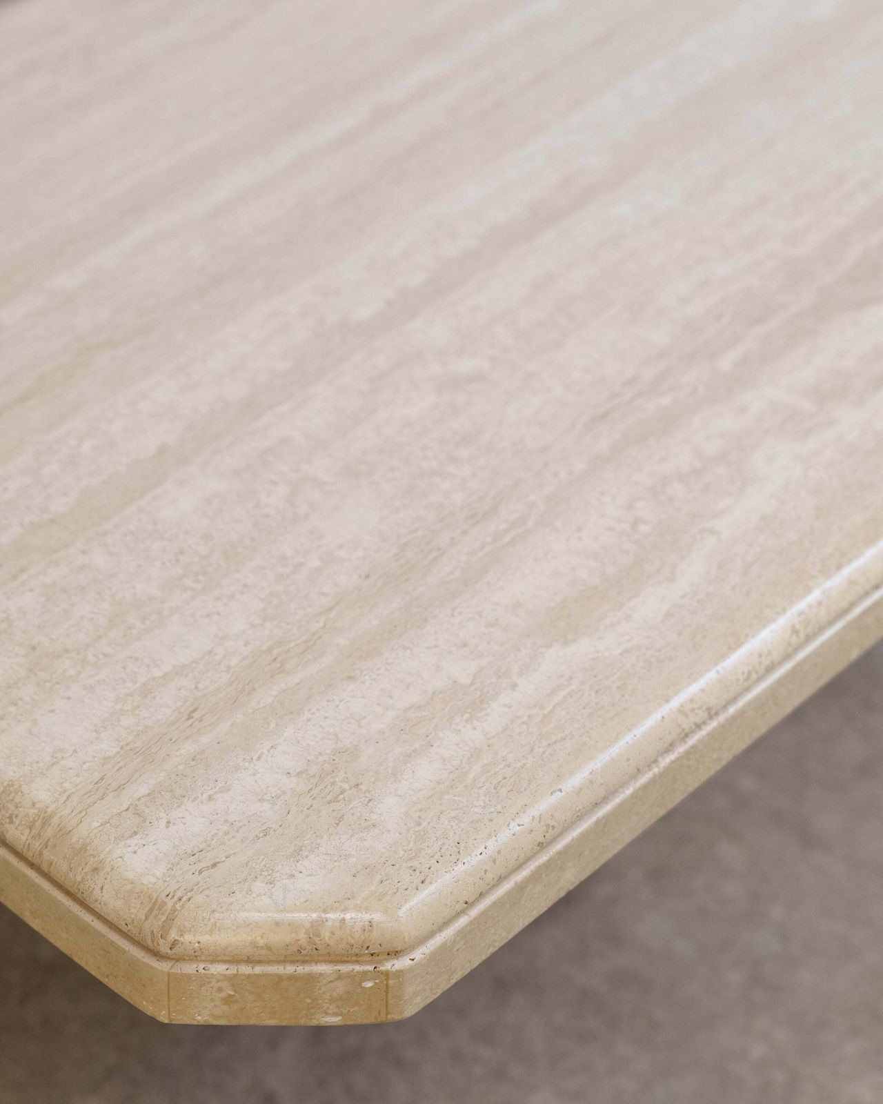 Travertine Coffee Table, 1980s photo Furniture