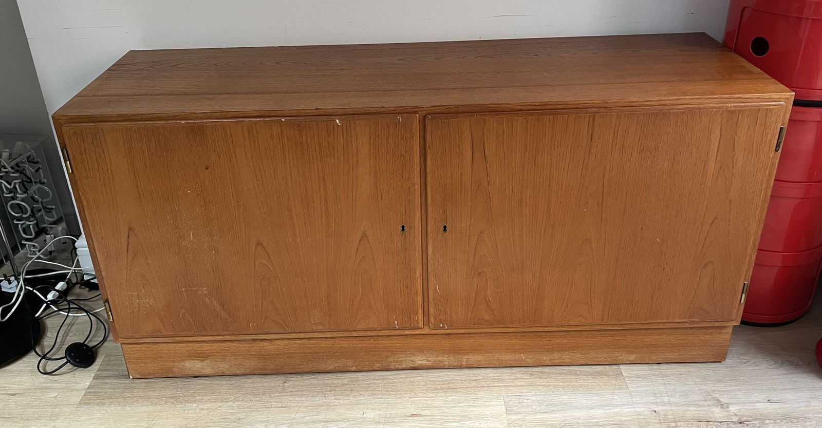 Teak Mid Century Modular Poul Hundevad Teak Bookcase Cabinet Wall Unit photo Furniture