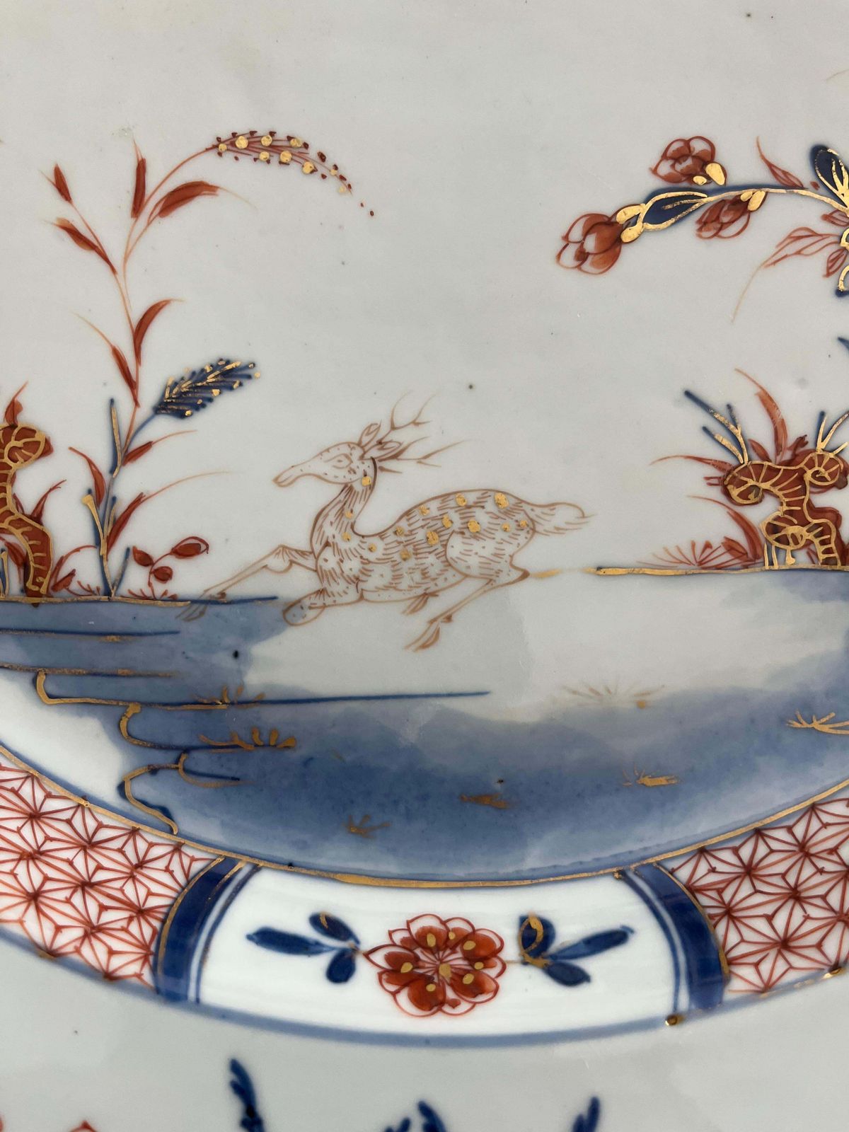 photo for sale Chinees Imari groot handgeschilderd bord, Kangxi-periode, ca. 1700