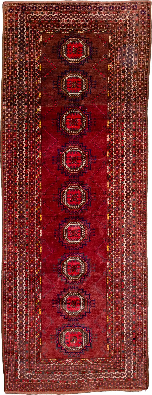 Antiek Kizilayak loper 308x118 cm