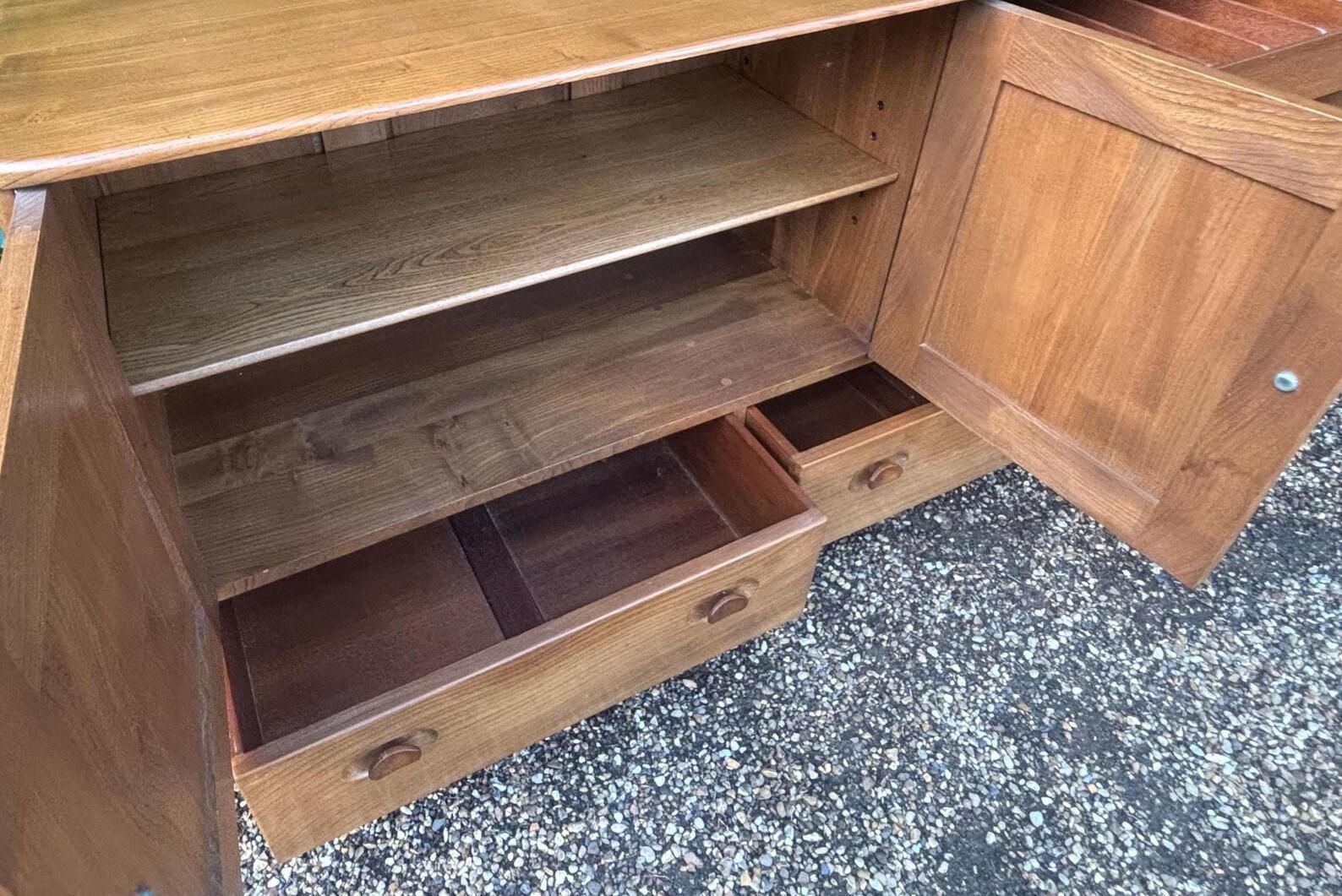 photo for sale Mid Century Ercol Windsor Elm Sideboard