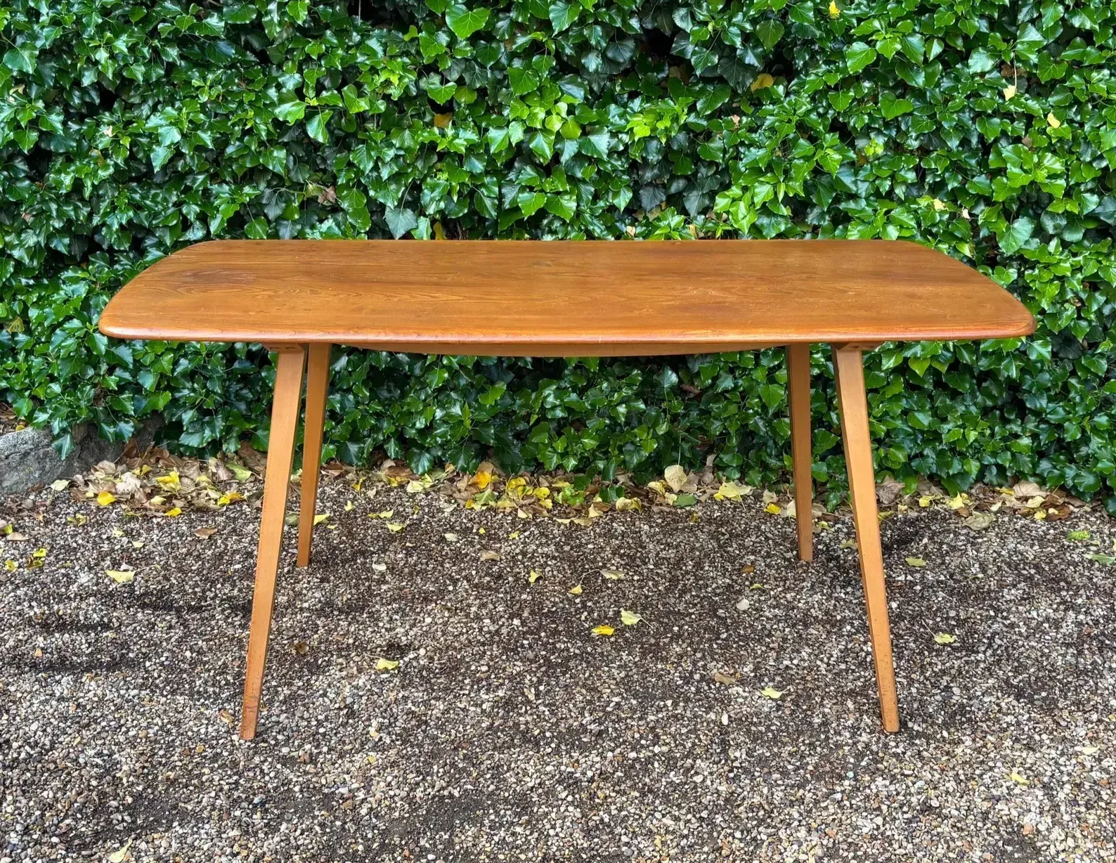 Ercol Mid Century Plank Dining Table C.1960s photo for sale