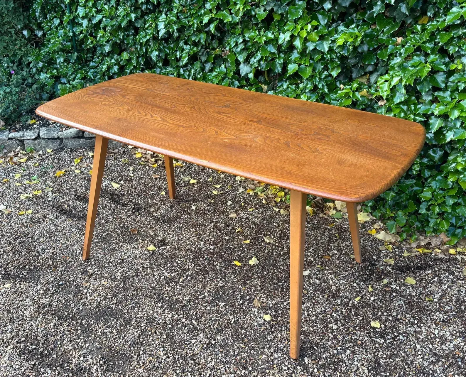 Ercol Mid Century Plank Dining Table C.1960s photo Furniture