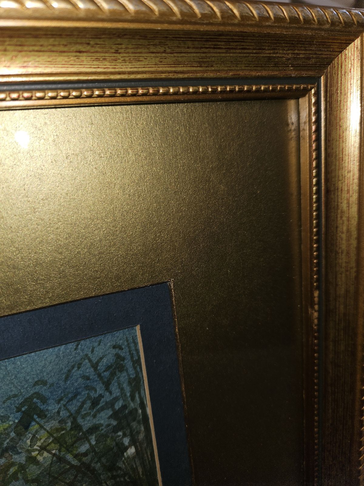 photo furniture Original Watercolor Paintings Of Lake Scenes By Artist Cheng Gold Frames X 2