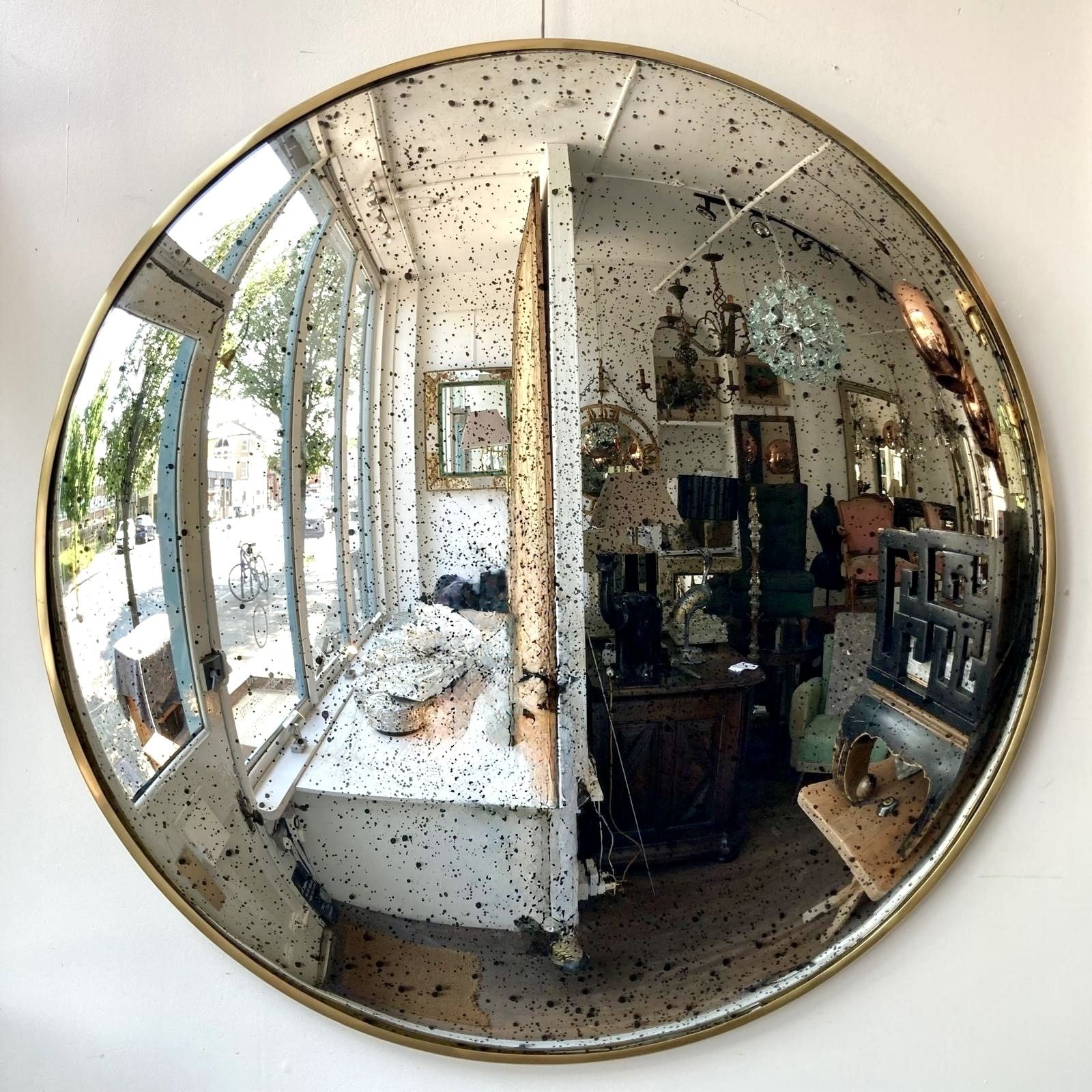 Large Convex Mirror, Antique
