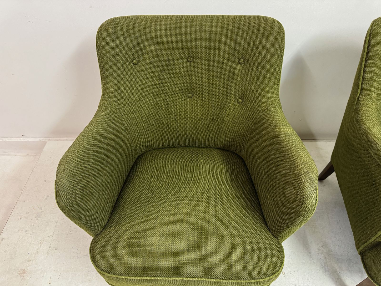 Pair Of Model 1748 Armchairs By Peter Hvidt For Fritz Hansen, Denmark, Circa 1950s photo buy