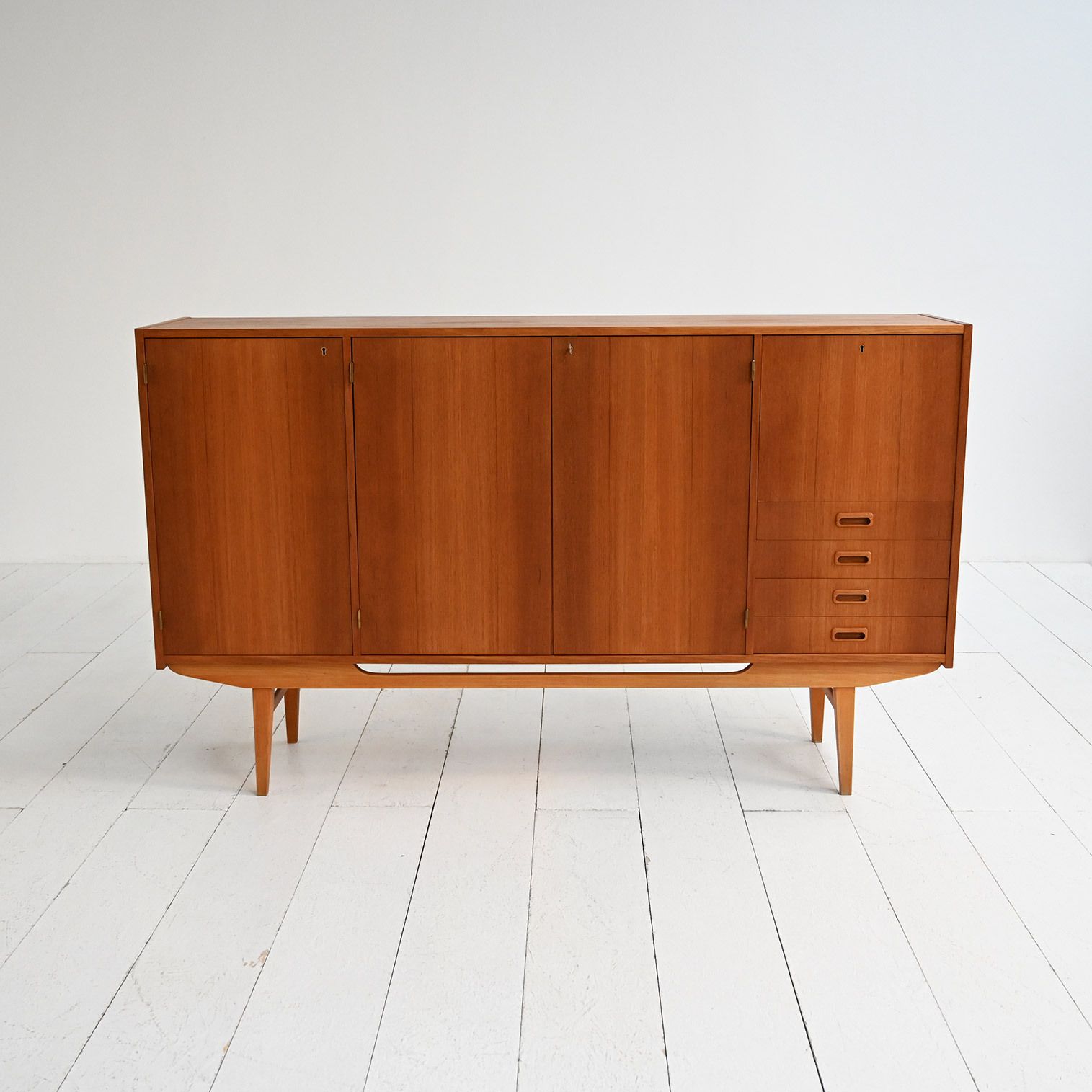 Scandinavian Teak Sideboard, 1950s–60s