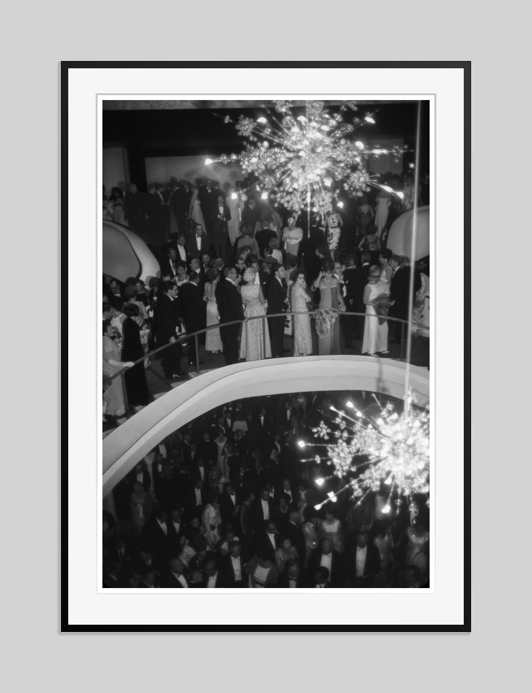 Toni Frissell 'Balcony Glamour' Archival Pigment Print Framed In Black photo furniture