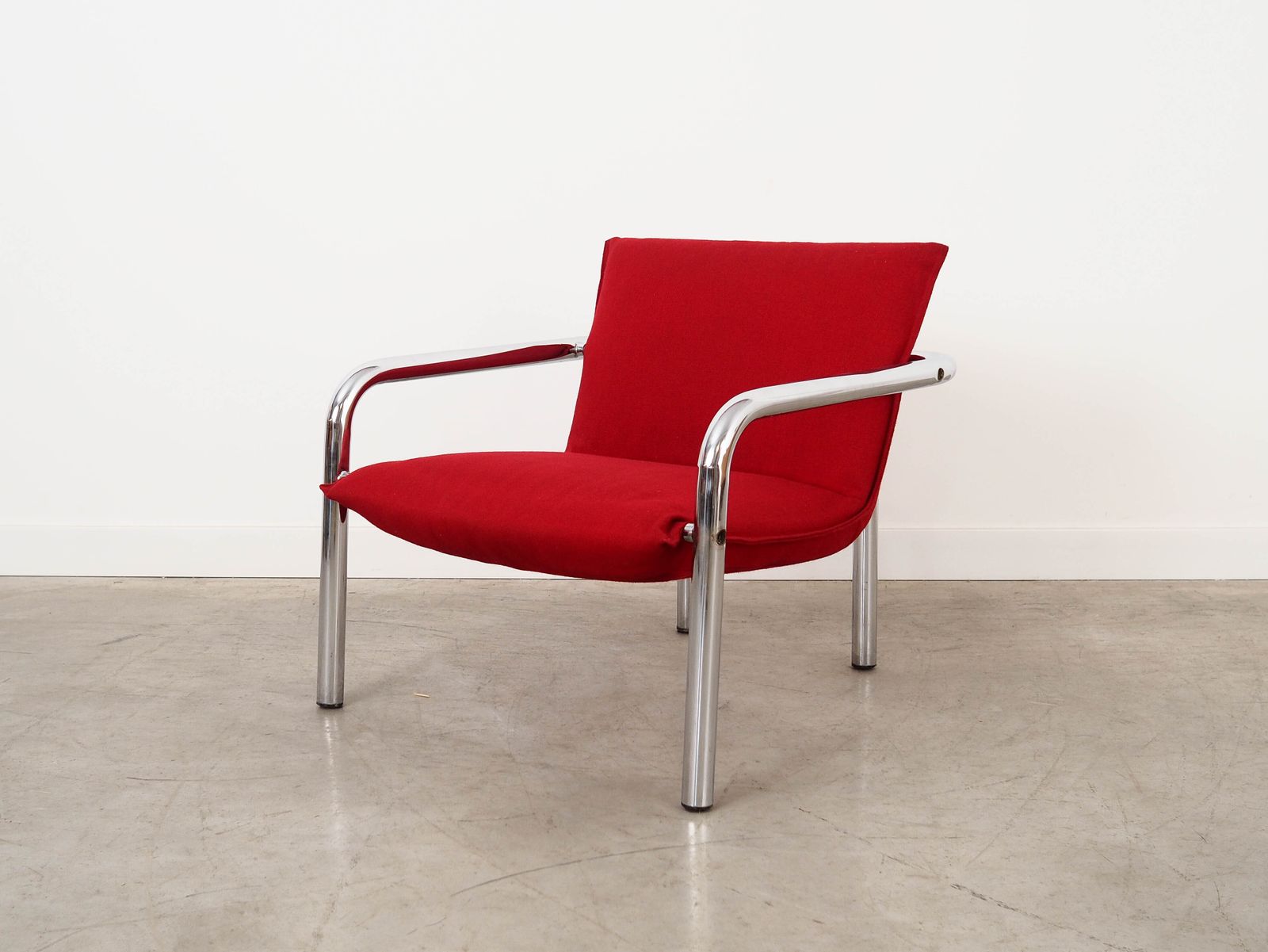 Red Armchair, Italian Design, 1970s, Made In Italy photo for sale
