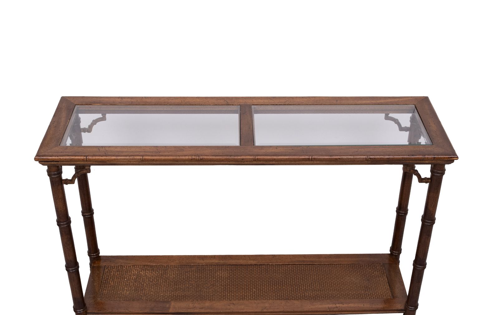 Console Faux Bamboo Chinese Chippendale Jaren 1970 photo 990.0