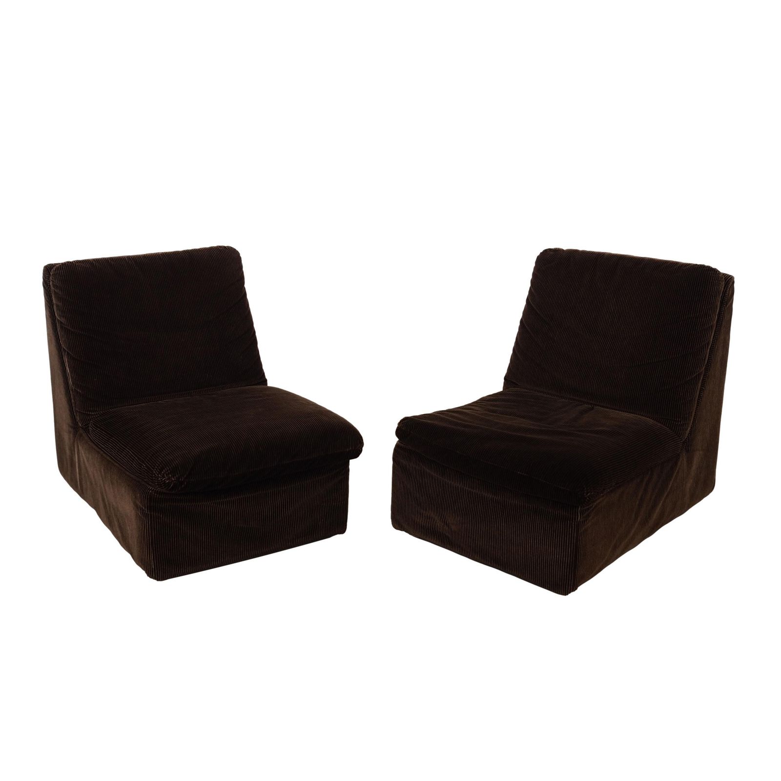 Brown Modular Sofa, Italian Design, 1970s, Manufactured By Busnelli