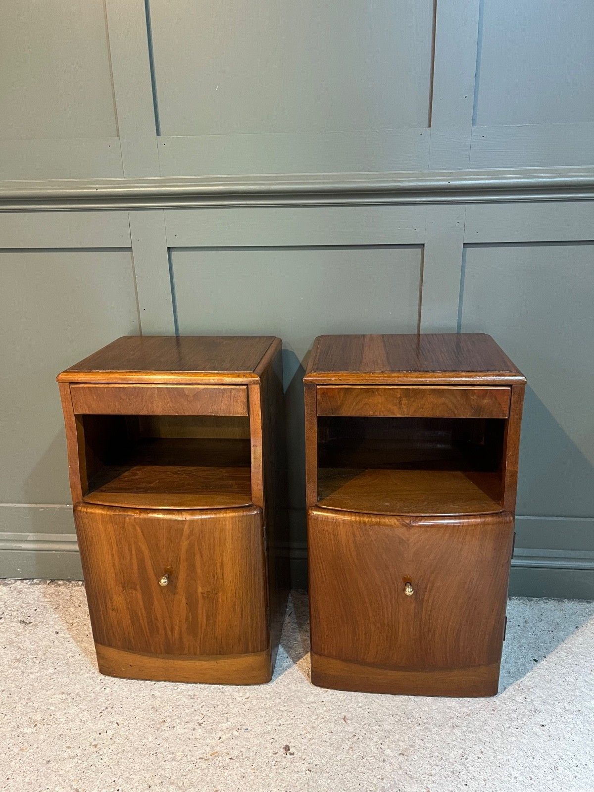 photo for sale Vintage Bedside Cabinets Circa 1950’s Wood, Beautiful Condition