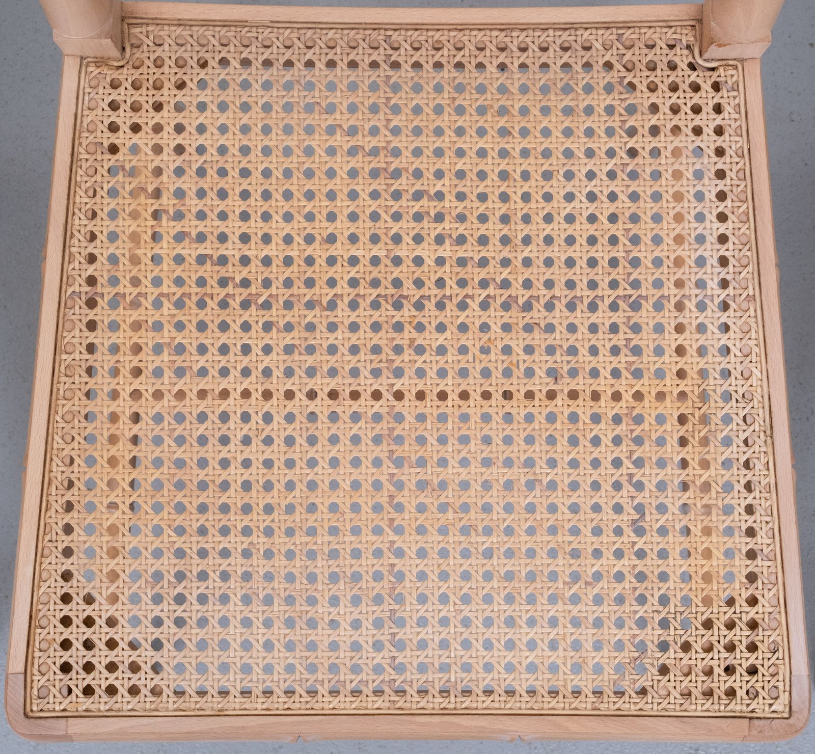 photo for sale Set Of 4 Chinese Chippendale Chairs Chic Regency Style Seating Woven Cane 1970s