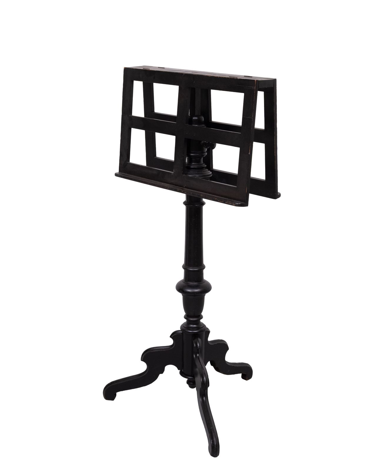 Ebonized Duet Music Stand,  German Wood, 1880s Antique