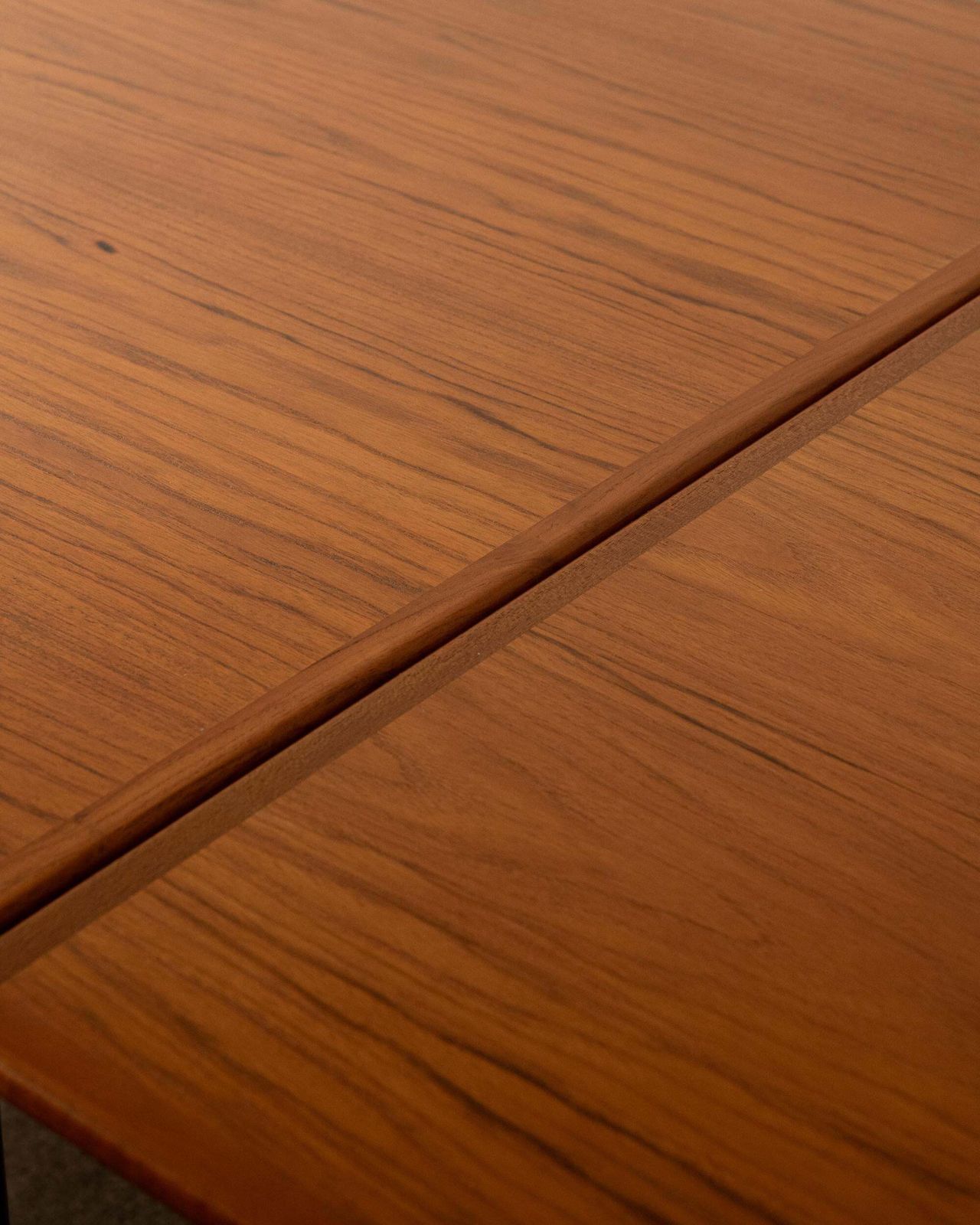 Danish Modern Teak Extendable Dining Table Model 24 By Ansager Møbler, 1960s photo vintage