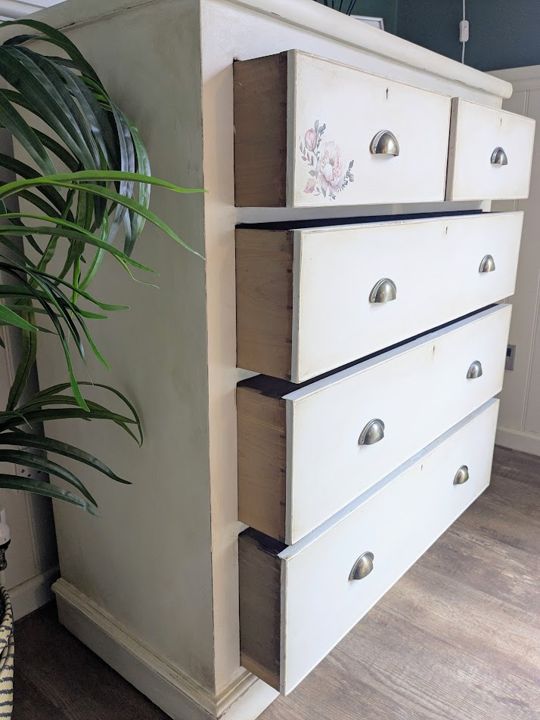 White Chest Of Drawers photo vintage