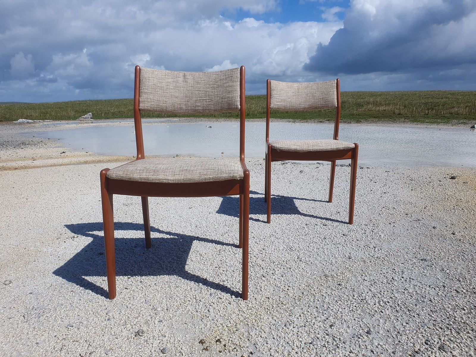 A Pair Of Model 7171 Dining Chairs By Johannes Andersen For Udlum Mobelfabrik. Denmark. photo Furniture