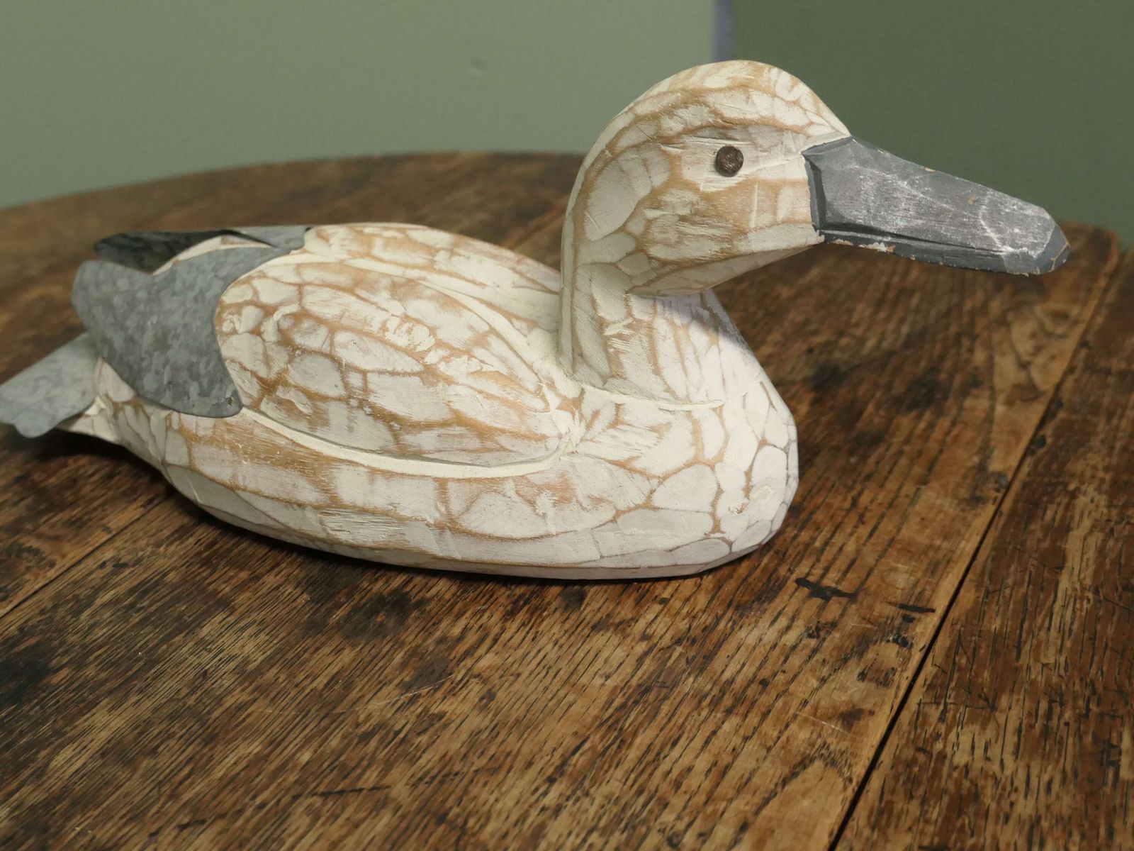 A Decorative French Shabby Brutalist Decoy Duck This Is A Good Sound Piece Of French Coun photo furniture