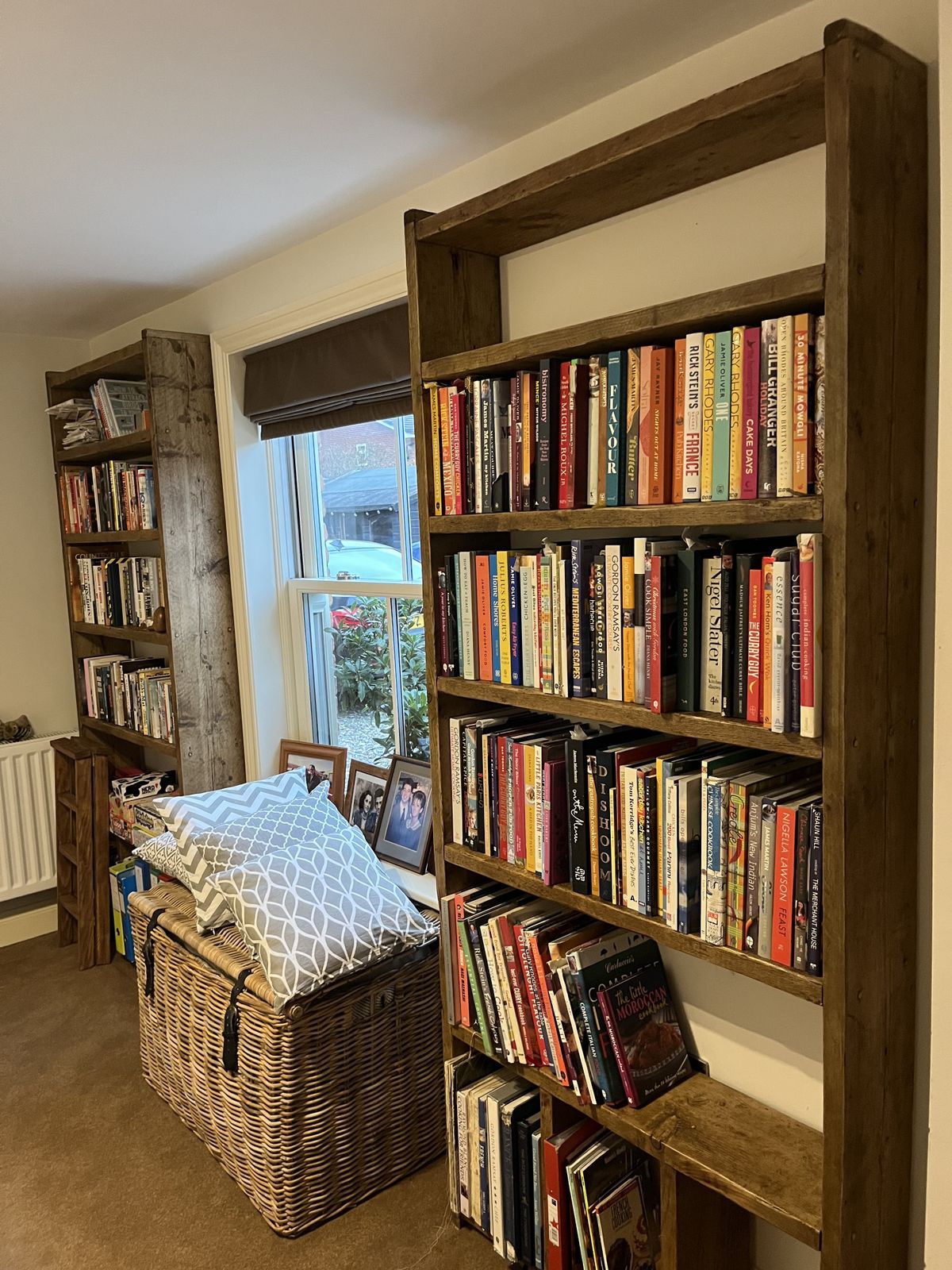 Bespoke Reclaimed Wood Furniture Made To Order Shelving Bookcases Units Built In Alcove 10 photo 810.0