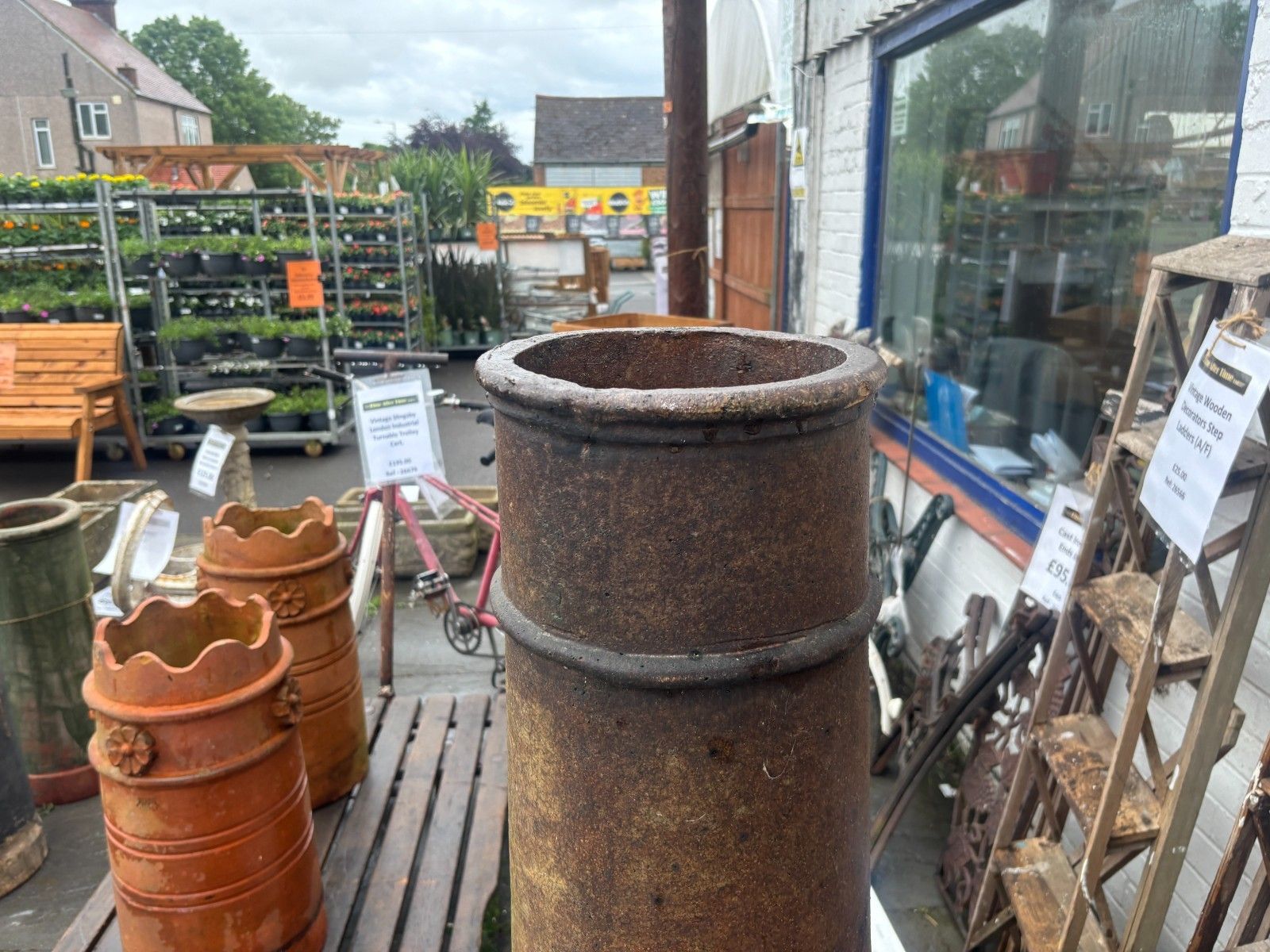 Antique Victorian Very Tall Cannon Chimney Pot photo buy