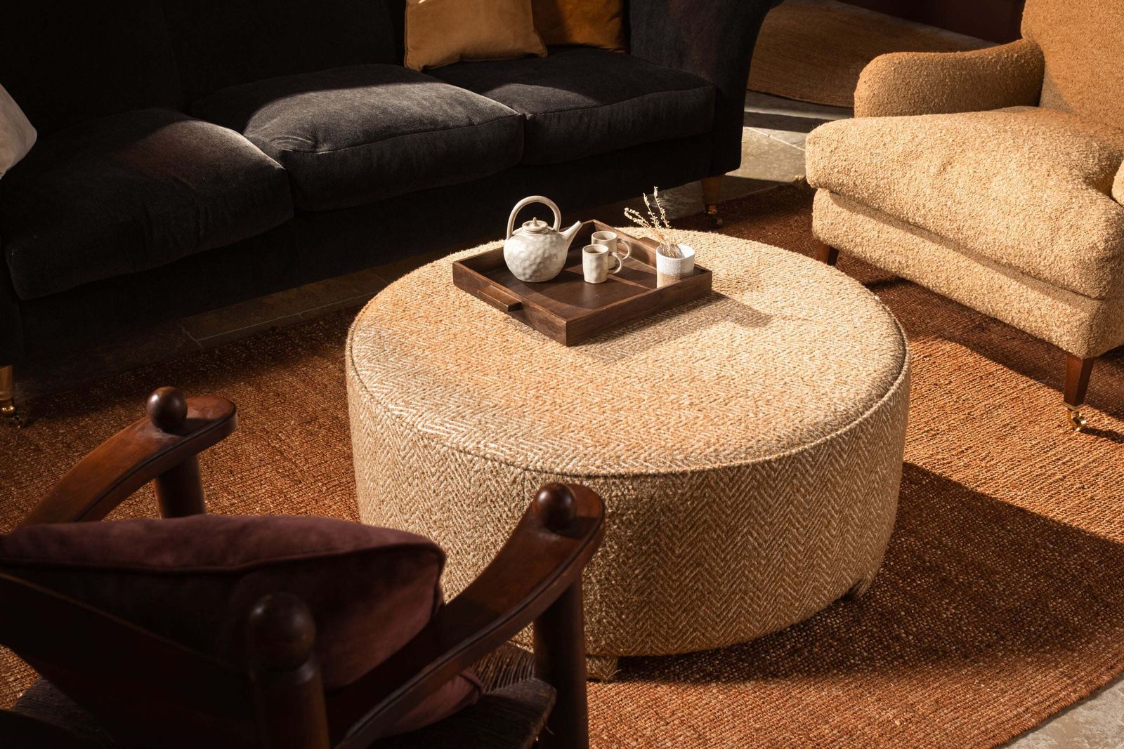 The 'Franklin' Circular Footstool photo 1104.0