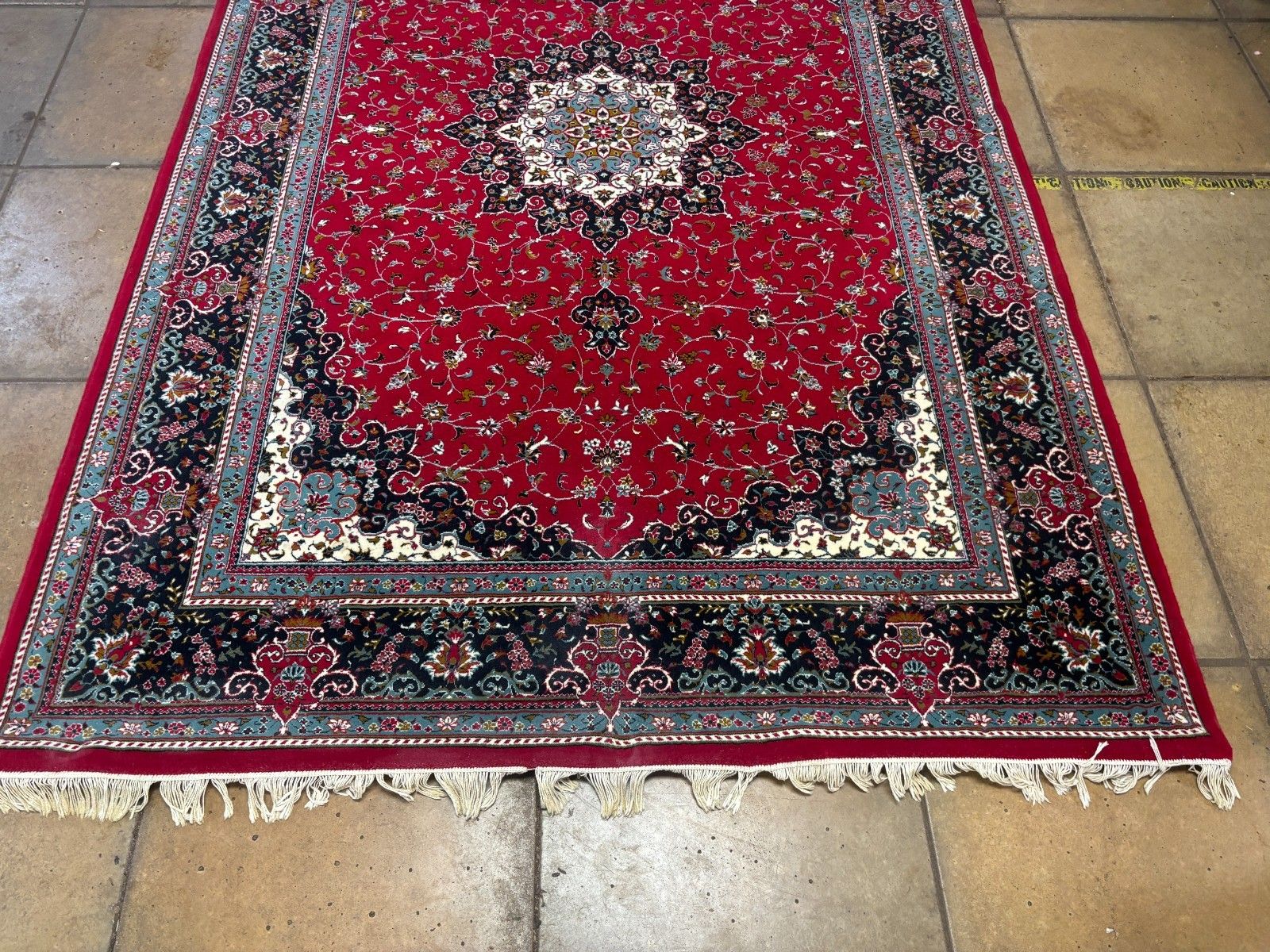 750.0 1990's Handmade Hand Knotted Shahin Large Rug photo