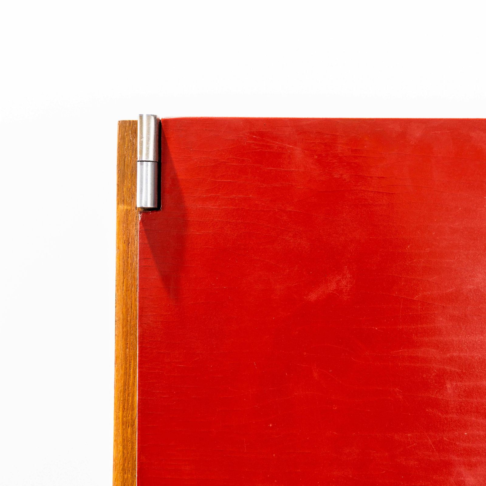 1960's Good Sized Mid Century Red Open Wardrobe photo vintage