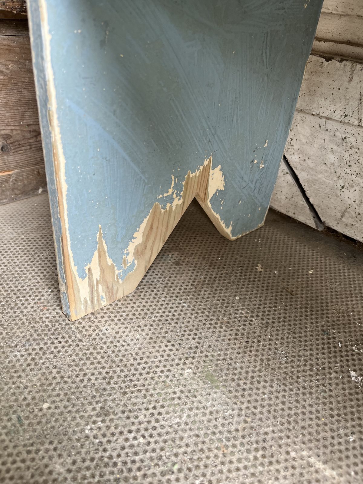 Edwardian Small Pine Bookcase In Distressed Blue Paint photo 235.0