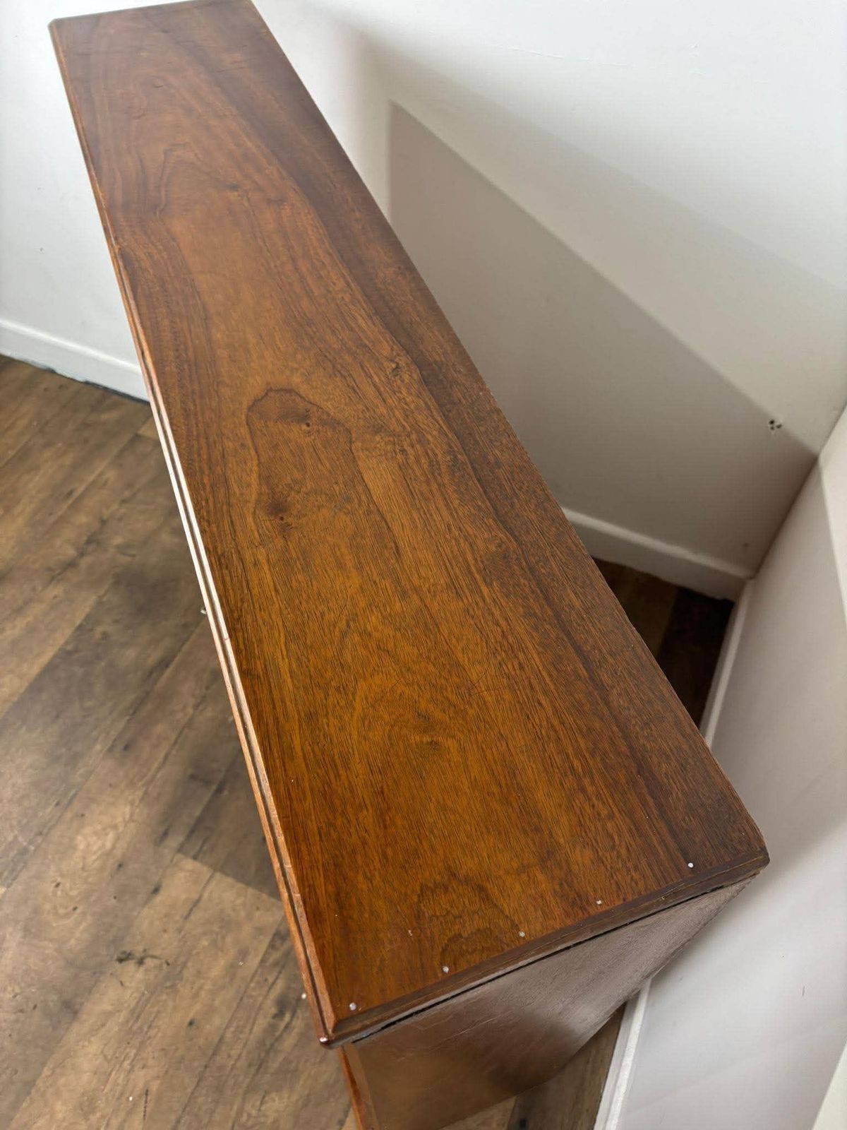 Mid Century Teak Glazed Bookcase photo for sale