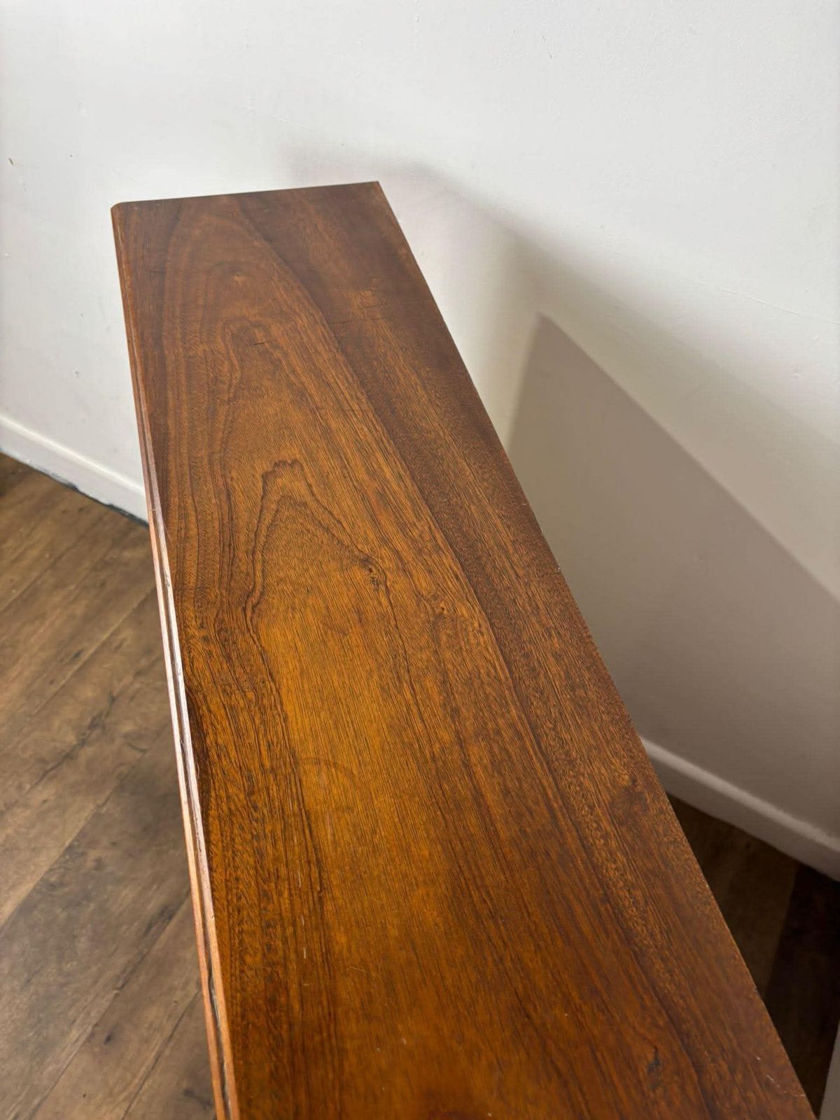 Mid Century Teak Glazed Bookcase photo Furniture