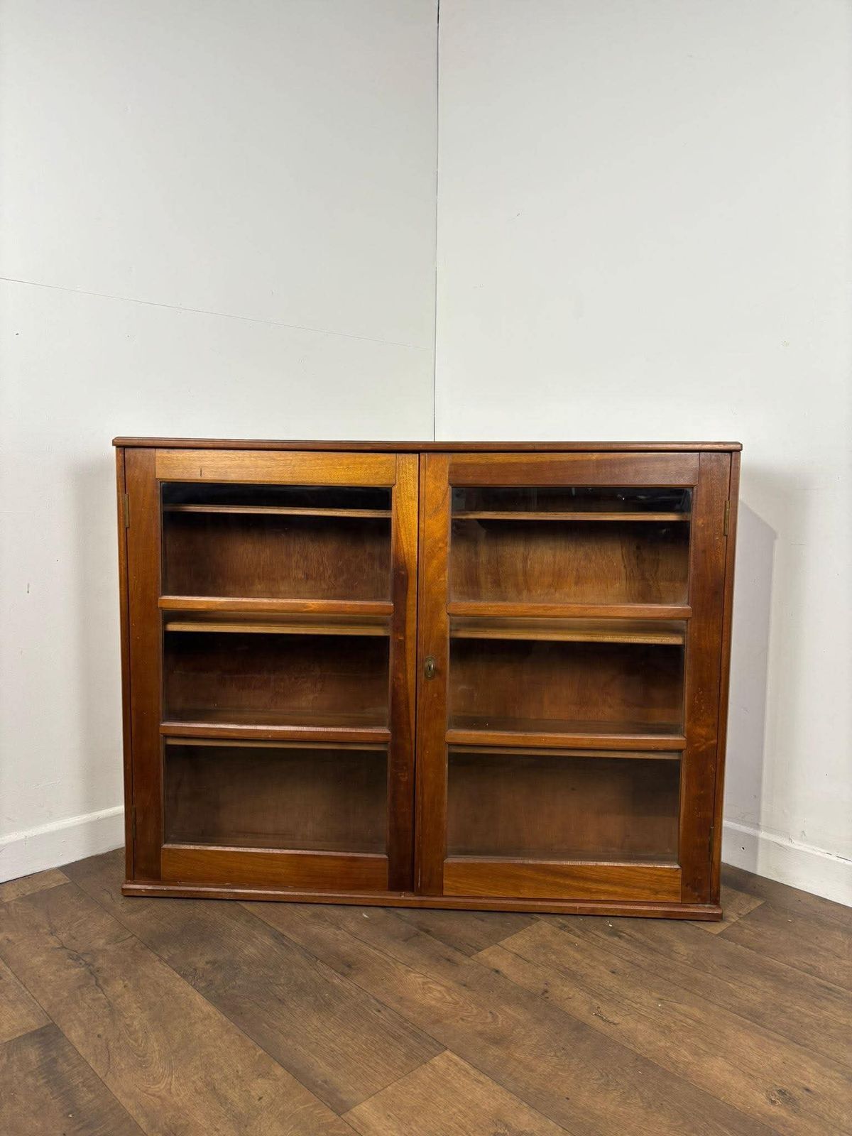Mid Century Teak Glazed Bookcase