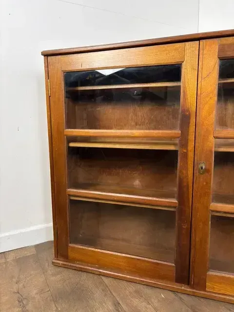 Mid Century Teak Glazed Bookcase photo 349.0