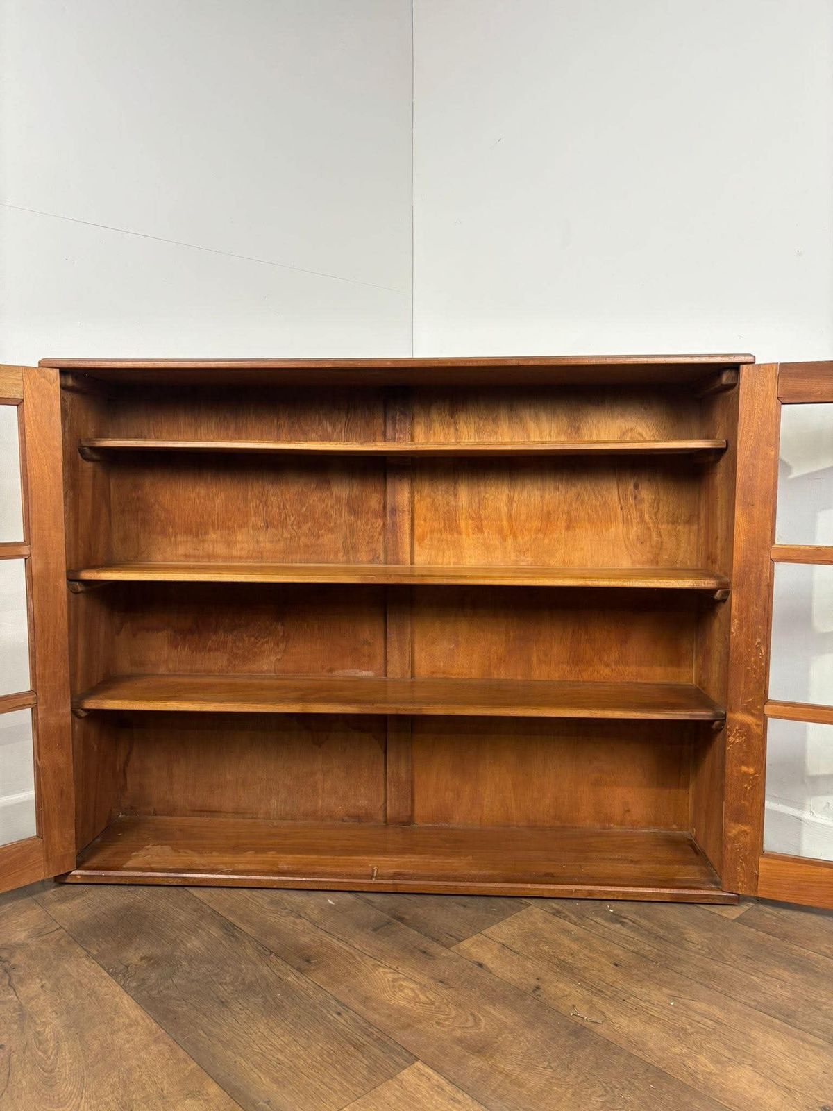 photo furniture Mid Century Teak Glazed Bookcase