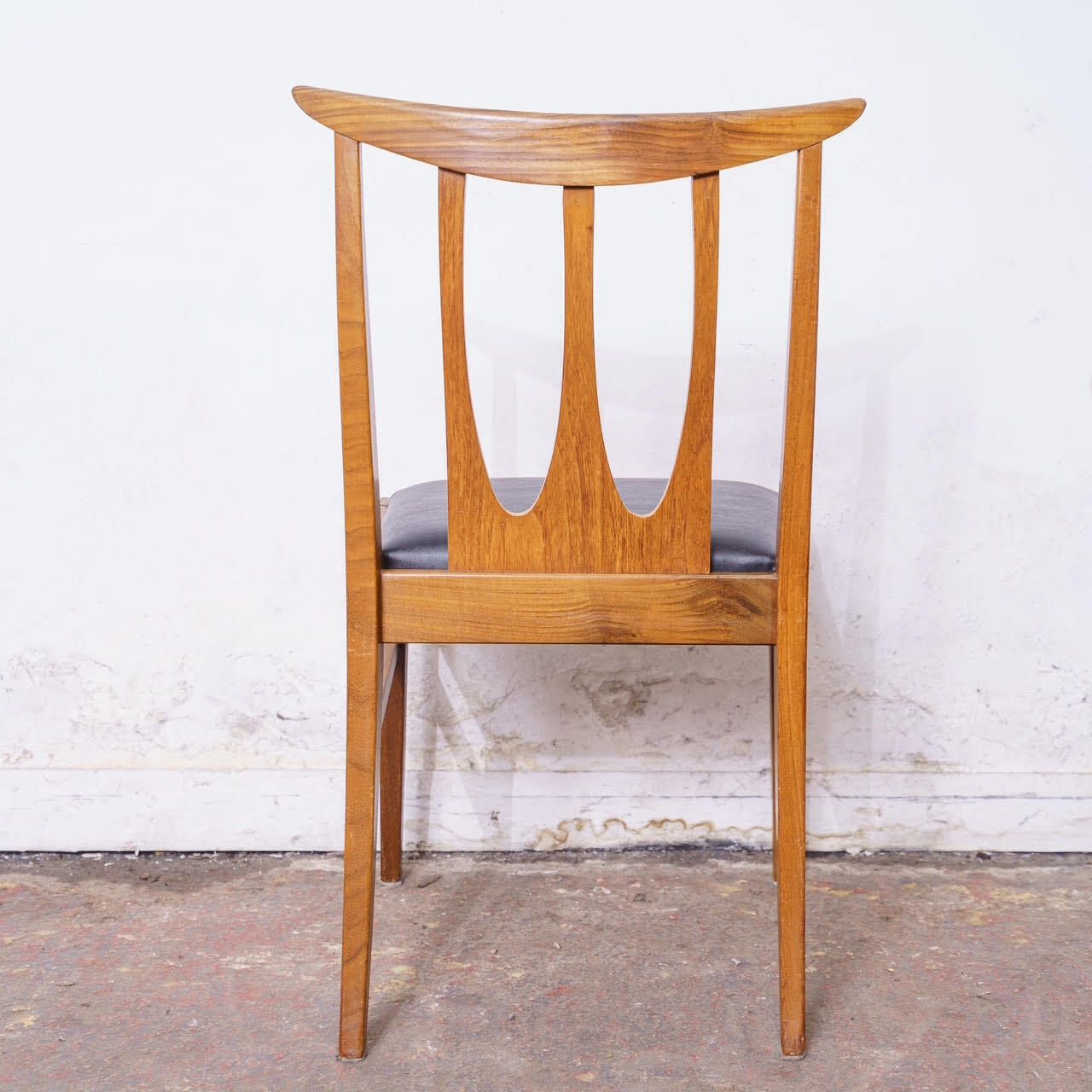 photo furniture 4 G Plan Mid Century Teak Brasilia Dining Chairs, Newly Upholstered