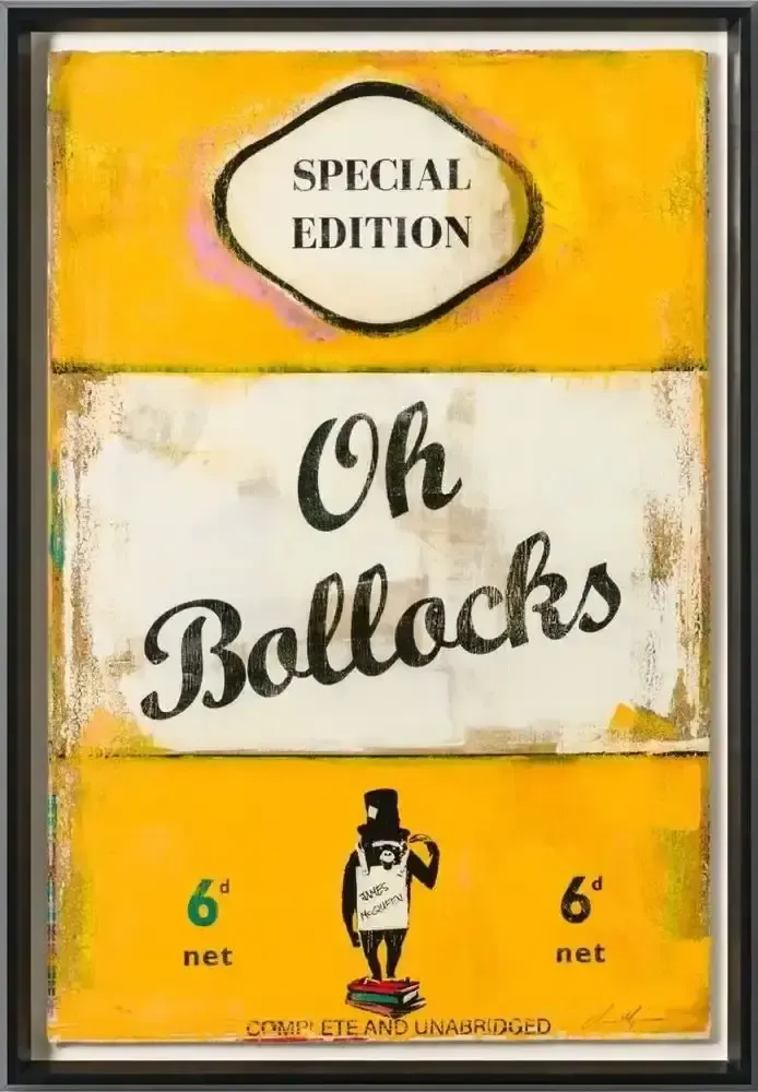 James Mcqueen, Oh Bollocks, 2024 (Framed)
